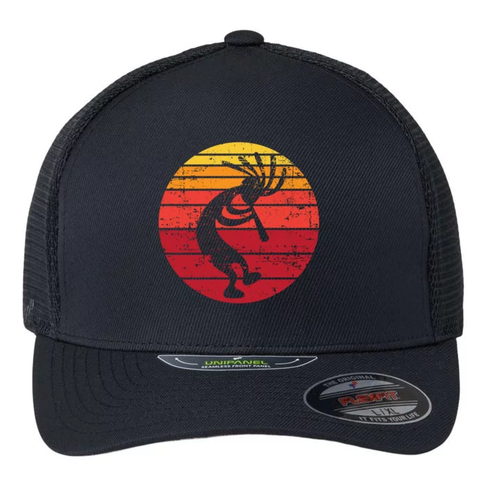 Dancing Kokopelli Southwestern Usa Native American Symbol Gift Flexfit Unipanel Trucker Cap