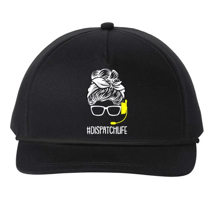 Dispatch Life 911 Dispatcher Thin Gold Line Operator Snapback Five-Panel Rope Hat