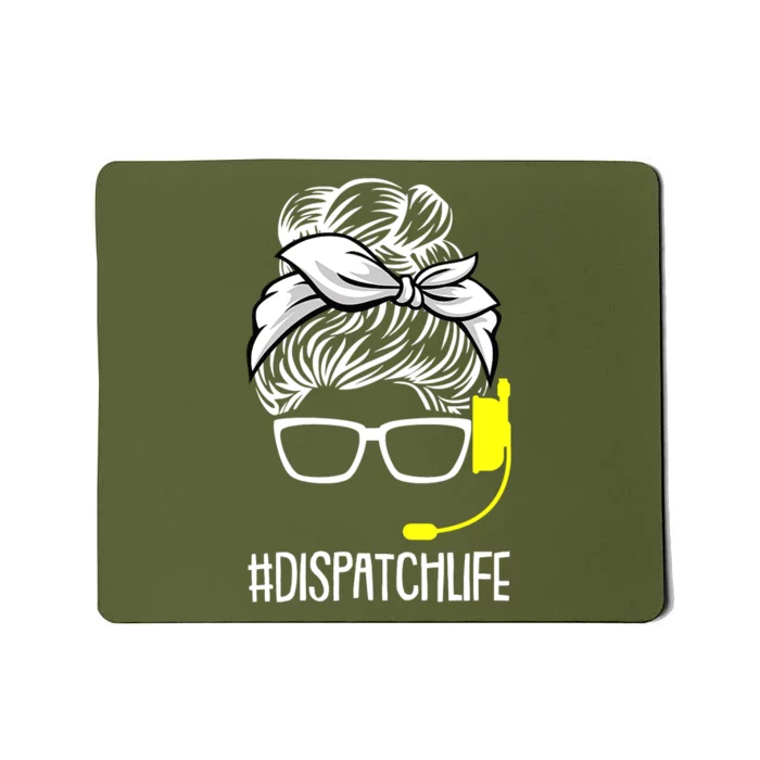 Dispatch Life 911 Dispatcher Thin Gold Line Operator Mousepad