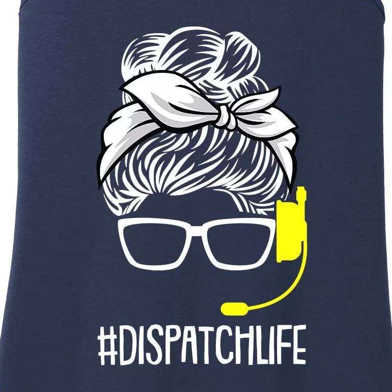 Dispatch Life 911 Dispatcher Thin Gold Line Operator Ladies Essential Tank