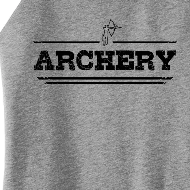 Distressed Look Arching Gift For Archers Gift Women’s Perfect Tri Rocker Tank