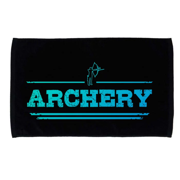 Distressed Look Arching Gift For Archers Gift Microfiber Hand Towel