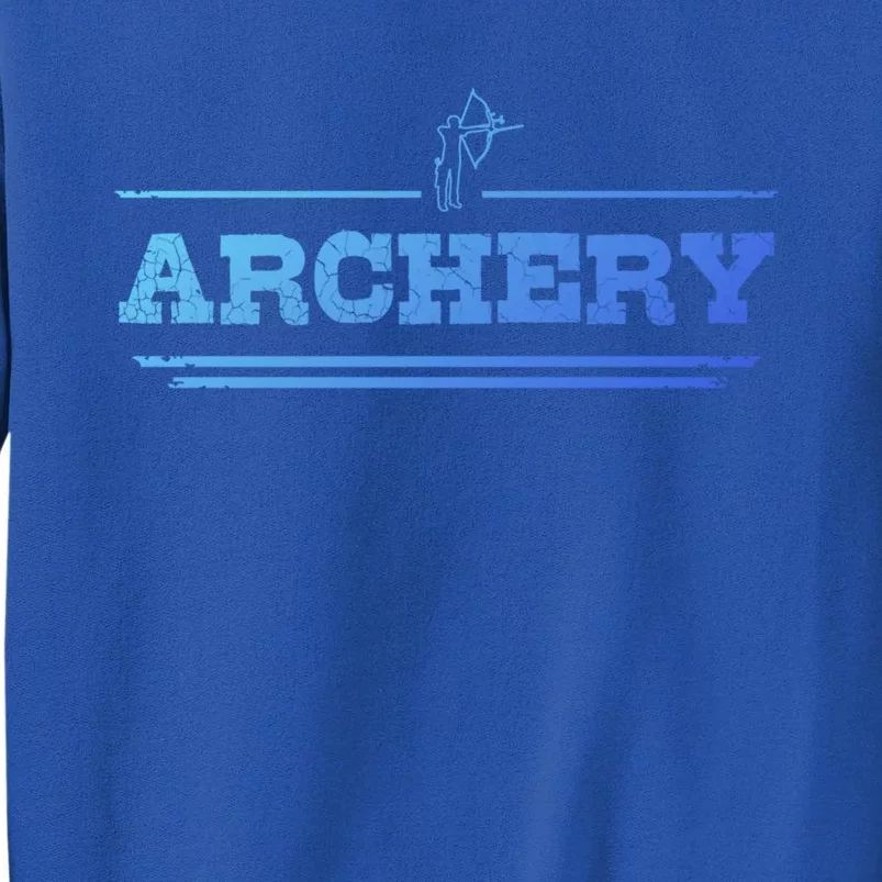 Distressed Look Arching Gift For Archers Gift Sweatshirt