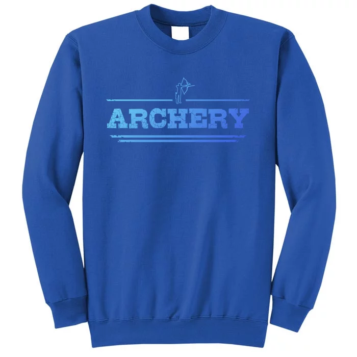 Distressed Look Arching Gift For Archers Gift Sweatshirt