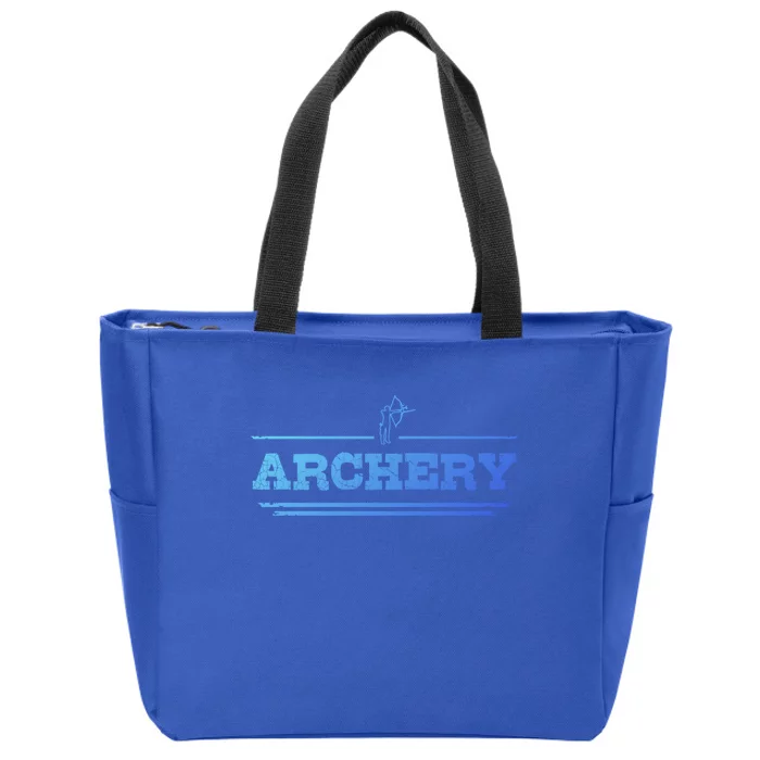 Distressed Look Arching Gift For Archers Gift Zip Tote Bag