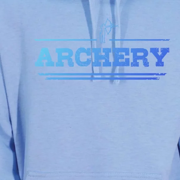 Distressed Look Arching Gift For Archers Gift Unisex Surf Hoodie