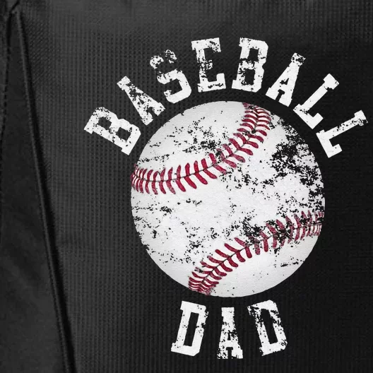 Dad Like A Baseball Dad US Flag Fathers Day City Backpack