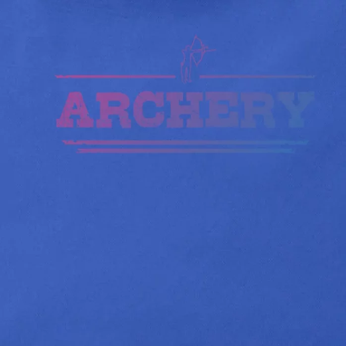 Distressed Look Arching Gift For Archers Gift Zip Tote Bag