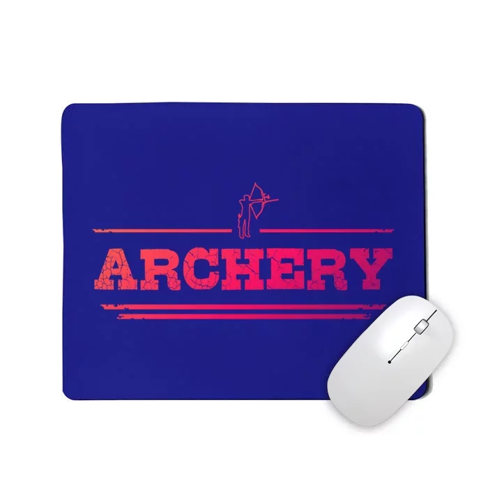 Distressed Look Arching Gift For Archers Gift Mousepad