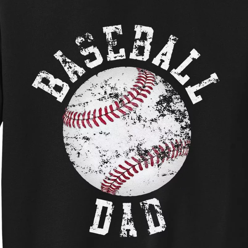 Dad Like A Baseball Dad US Flag Fathers Day Sweatshirt