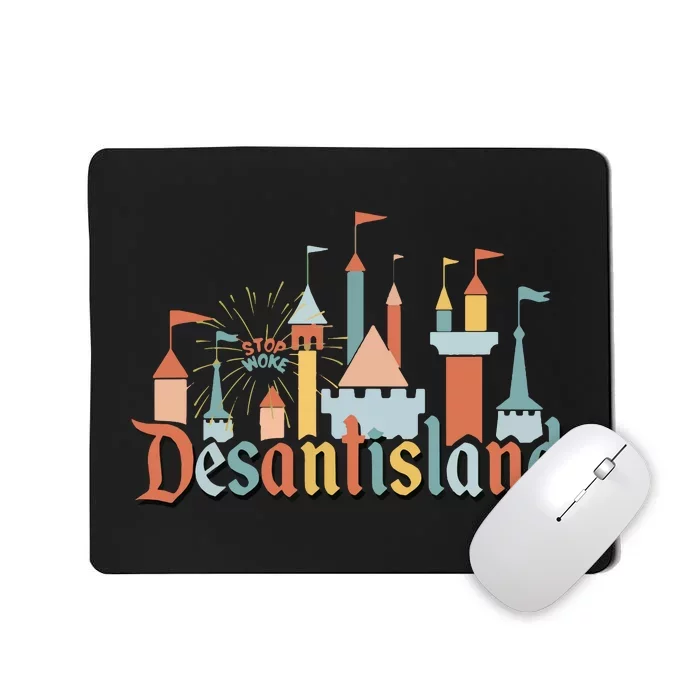 Desantis Land AntiWoke Corporation Political Mousepad