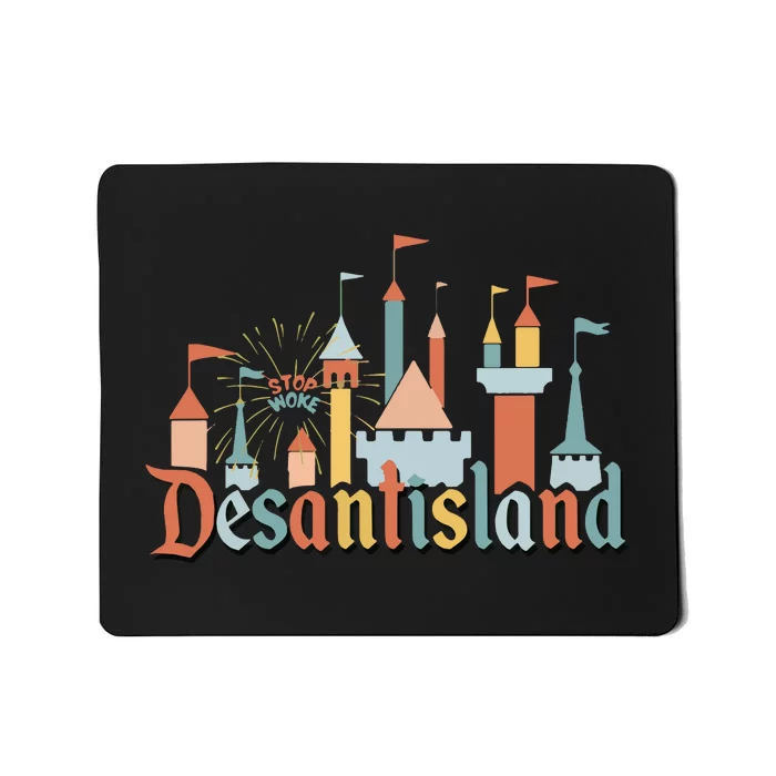 Desantis Land AntiWoke Corporation Political Mousepad