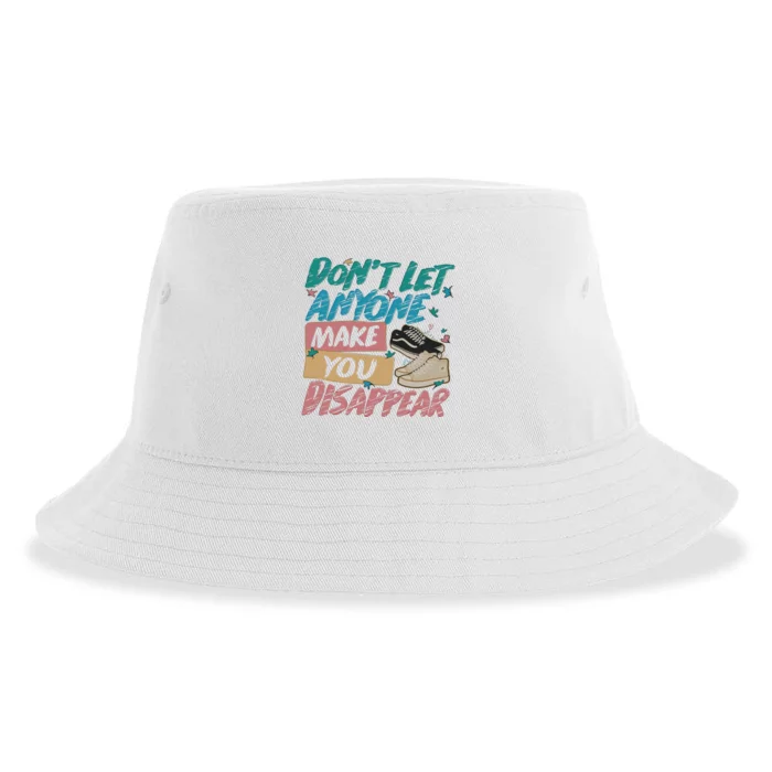 Don’t Let Anyone Make You Disappear Trendy LGBT Sustainable Bucket Hat