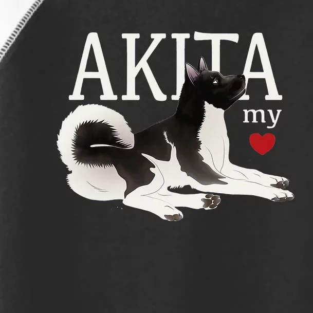 Dog Lovers AKITA My Heart A Key to My Heart Toddler Fine Jersey T-Shirt