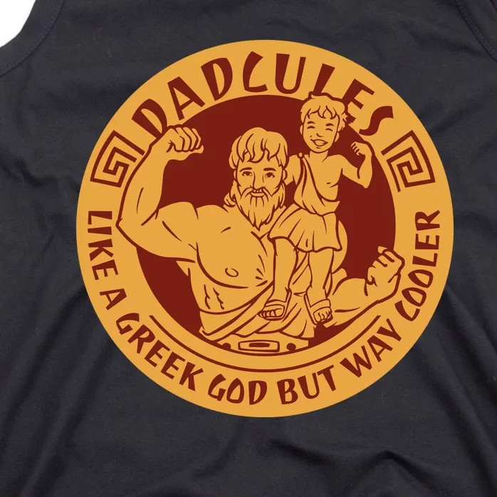 Dadcules Like A Greek God But Way Cooler Father's Day Tank Top