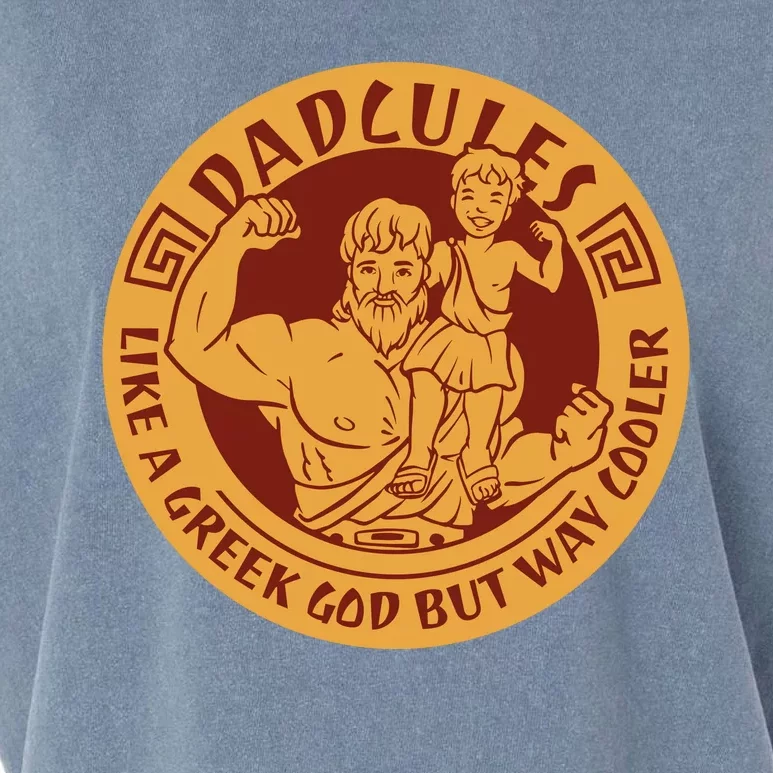 Dadcules Like A Greek God But Way Cooler Father's Day Garment-Dyed Women's Muscle Tee