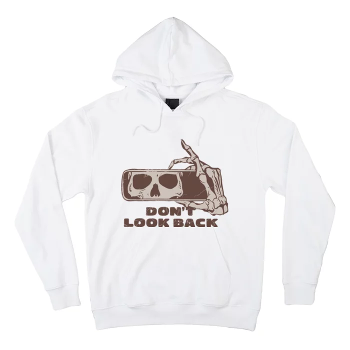 DonT Look Back Skeleton Car Mirror Transparent Hoodie