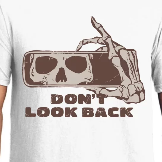 DonT Look Back Skeleton Car Mirror Transparent Pajama Set