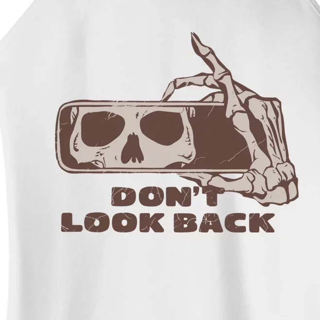 DonT Look Back Skeleton Car Mirror Transparent Women’s Perfect Tri Rocker Tank