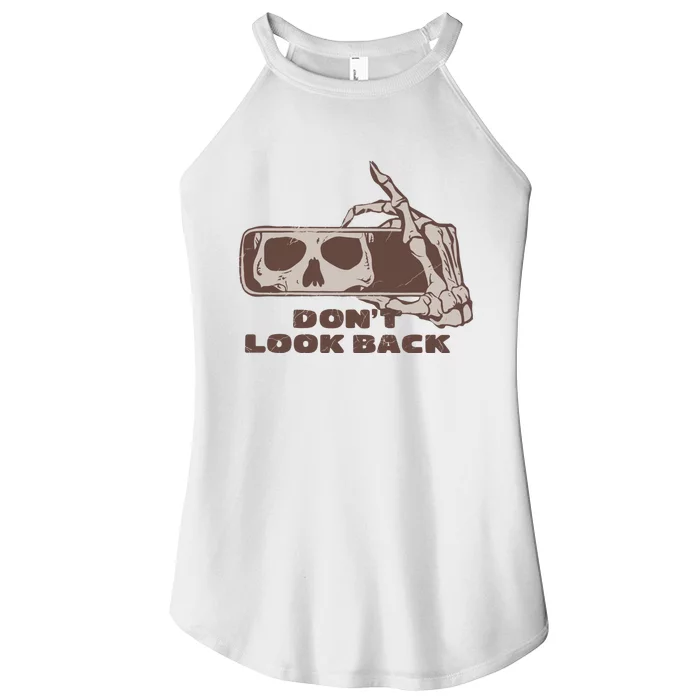 DonT Look Back Skeleton Car Mirror Transparent Women’s Perfect Tri Rocker Tank