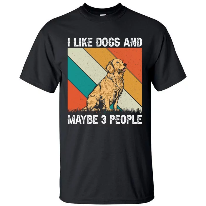 Dog Lover Bold Design Tall T-Shirt