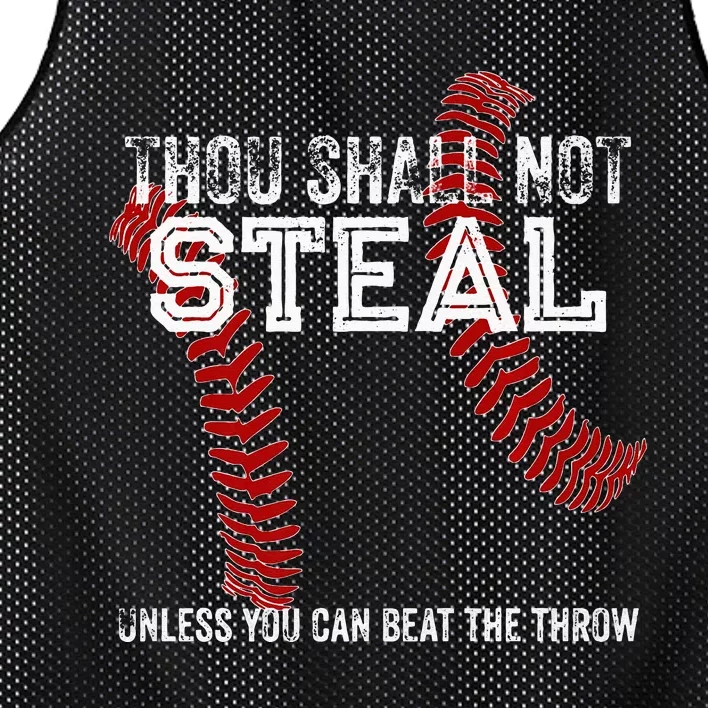 Dallas Lions Baseball Thou Shall Not Steal Mesh Reversible Basketball Jersey Tank