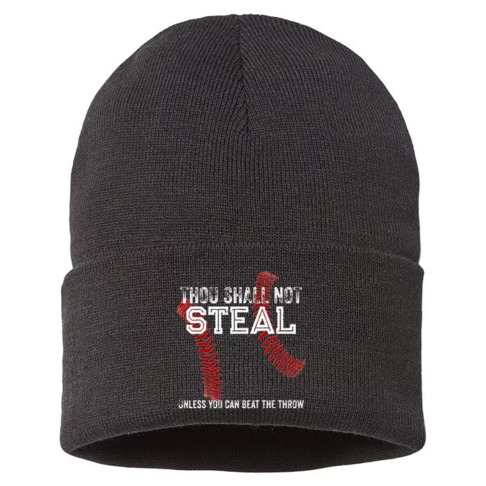 Dallas Lions Baseball Thou Shall Not Steal Sustainable Knit Beanie