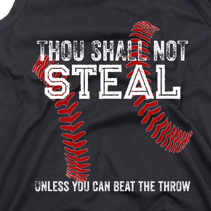 Dallas Lions Baseball Thou Shall Not Steal Tank Top