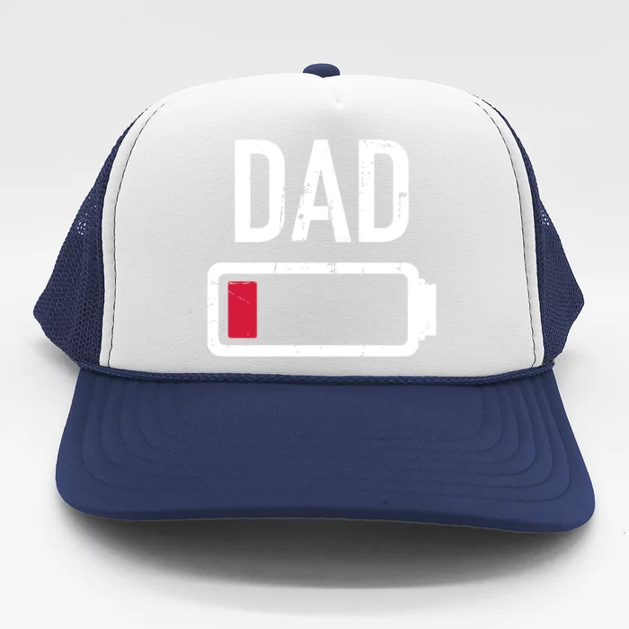 Dad Low Battery Gift For Father's Day Cute Gift Trucker Hat