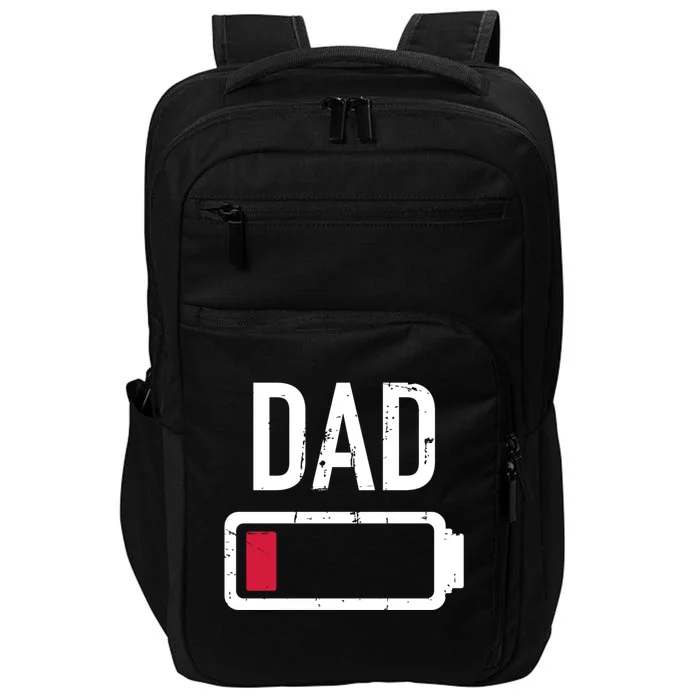 Dad Low Battery Gift For Father's Day Gift Impact Tech Backpack