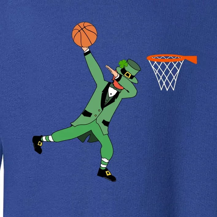 Dab Leprechaun Basketball Gift St Patricks Day Tee Gift Toddler Sweatshirt