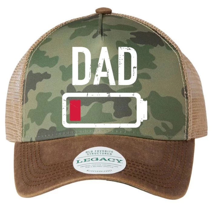 Dad Low Battery Gift For Father's Day Gift Legacy Tie Dye Trucker Hat