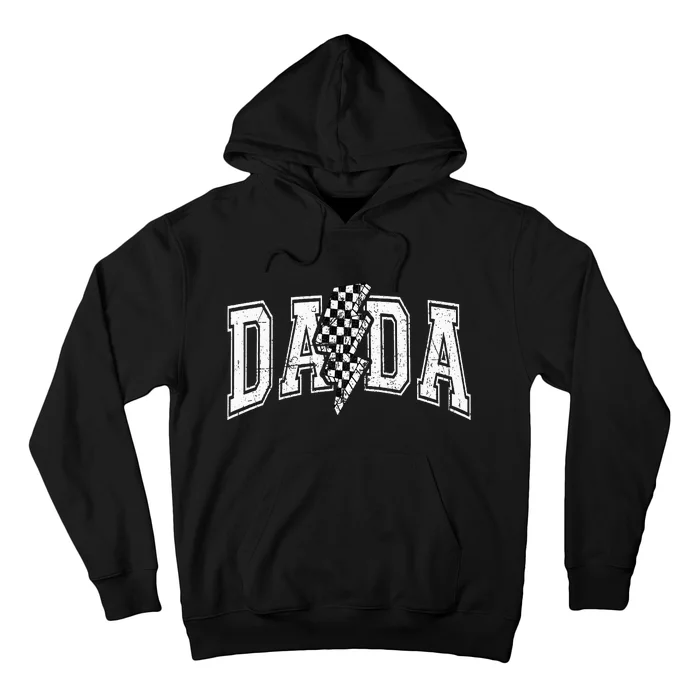 Dada Lightning Bolt Checkered FatherS Day Hoodie