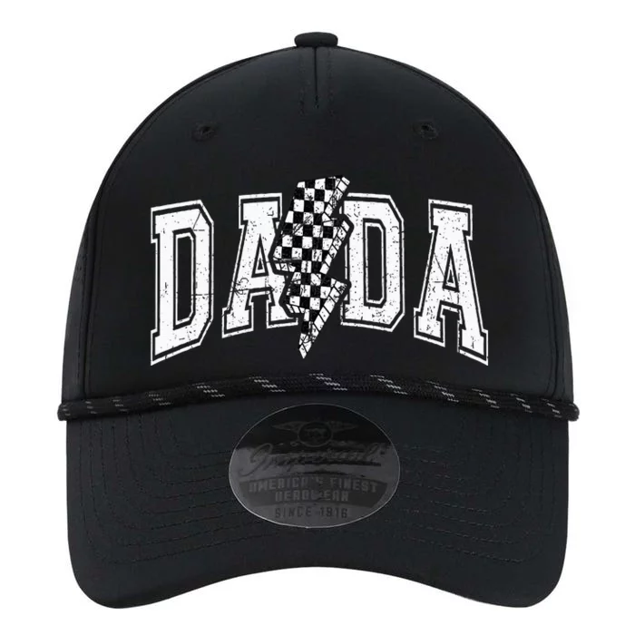 Dada Lightning Bolt Checkered FatherS Day Performance The Dyno Cap