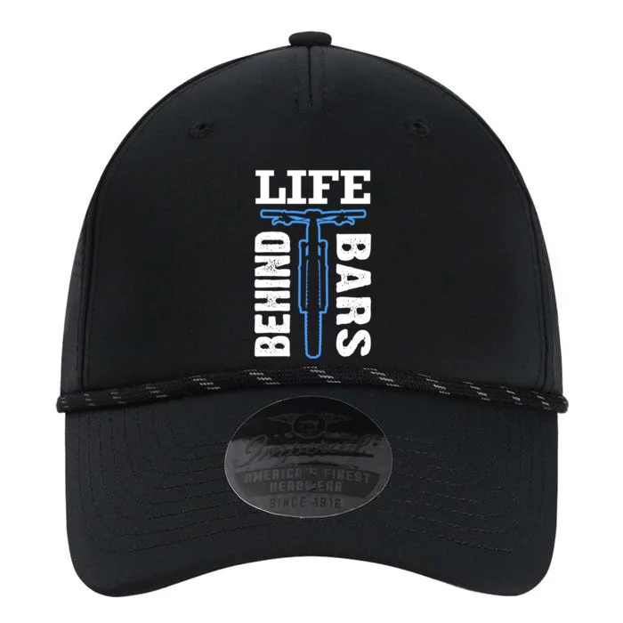 Distressed Life Behind Bars Graphic Gift Tee Gift Performance The Dyno Cap