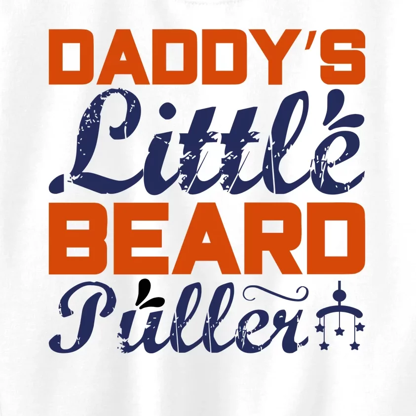 Daddy's Little Beard Puller Kids Sweatshirt