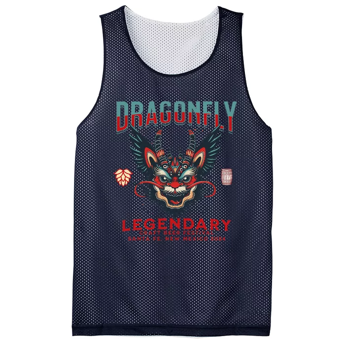 Dragonfly Legendary Craft Beer Festival Santa Fe New Mexico Mesh Reversible Basketball Jersey Tank