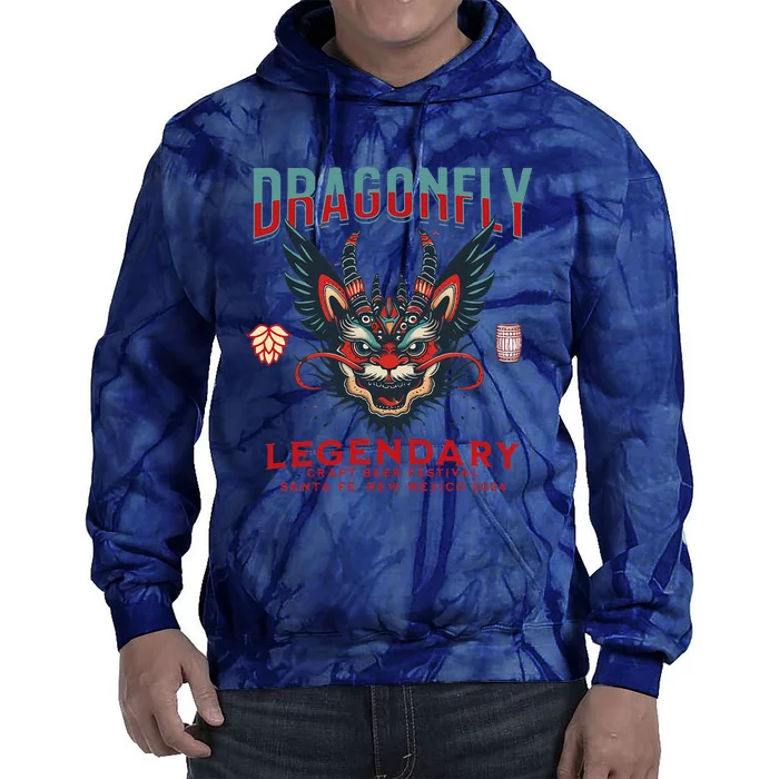 Dragonfly Legendary Craft Beer Festival Santa Fe New Mexico Tie Dye Hoodie