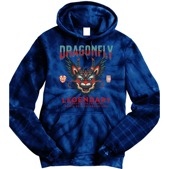 Dragonfly Legendary Craft Beer Festival Santa Fe New Mexico Tie Dye Hoodie