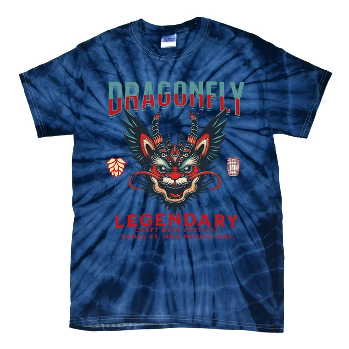 Dragonfly Legendary Craft Beer Festival Santa Fe New Mexico Tie-Dye T-Shirt