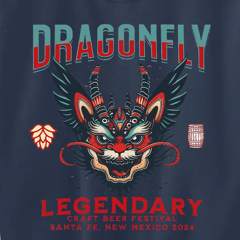 Dragonfly Legendary Craft Beer Festival Santa Fe New Mexico Kids Sweatshirt