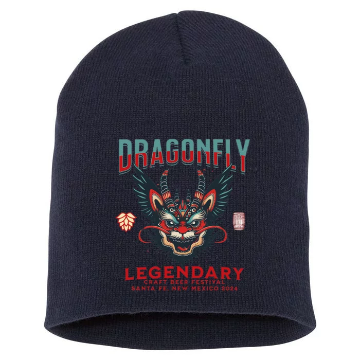 Dragonfly Legendary Craft Beer Festival Santa Fe New Mexico Short Acrylic Beanie