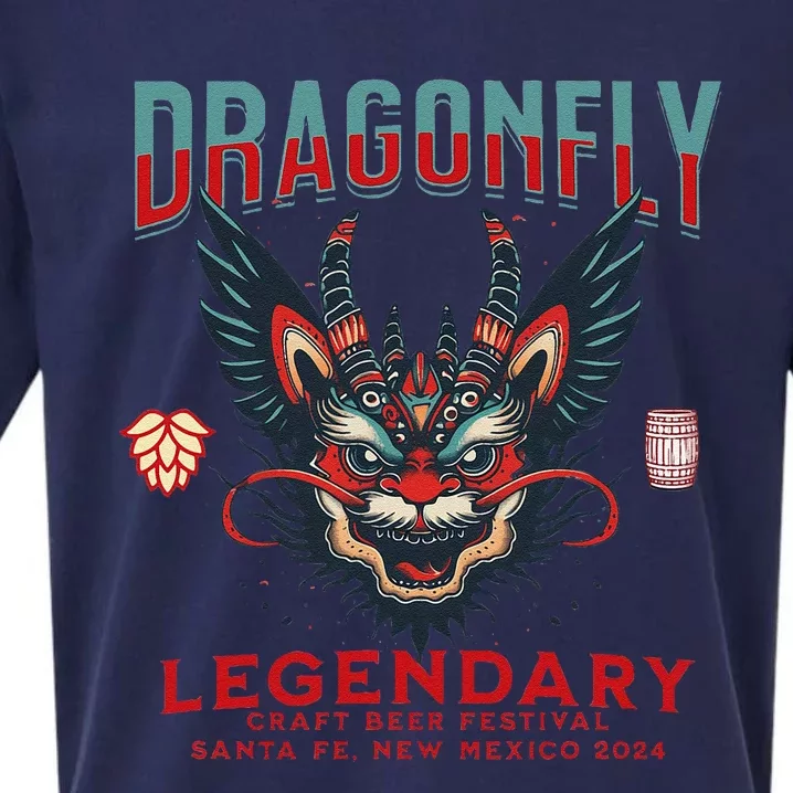 Dragonfly Legendary Craft Beer Festival Santa Fe New Mexico Sueded Cloud Jersey T-Shirt