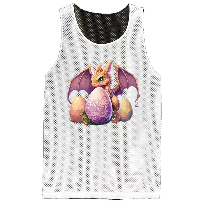 Dragon Lover Collecting Easter Eggs Cute rabbit Mesh Reversible Basketball Jersey Tank