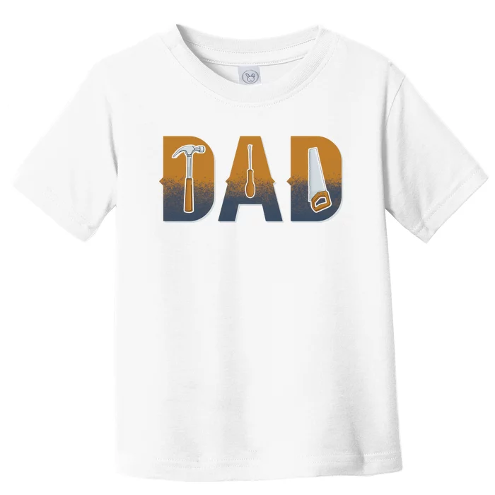 Dad Life Construction Fathers Day Builder Toddler T-Shirt