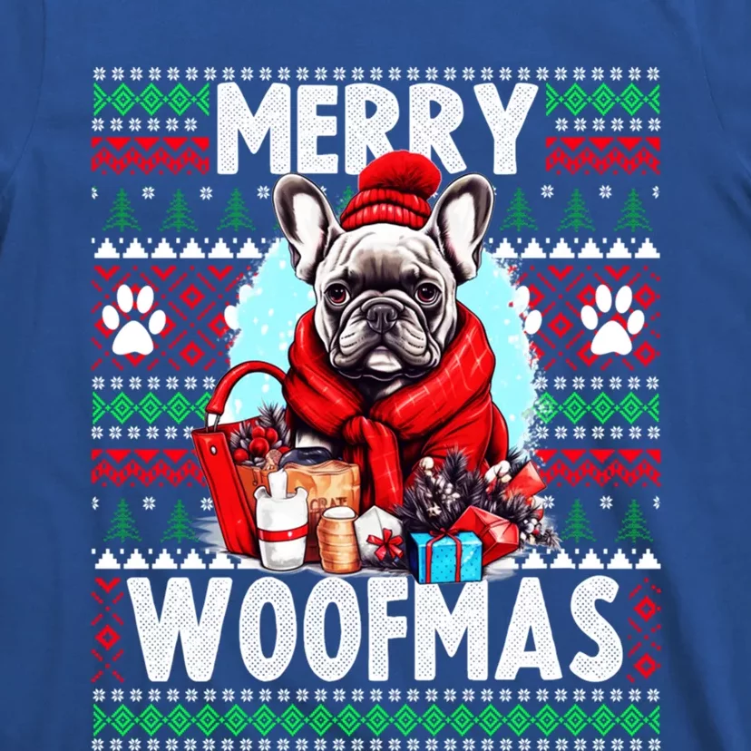 Dog Lover Christmas Ugly Christmas Sweater French Bulldog Funny Gift T-Shirt