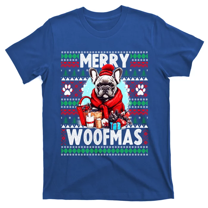 Dog Lover Christmas Ugly Christmas Sweater French Bulldog Funny Gift T-Shirt