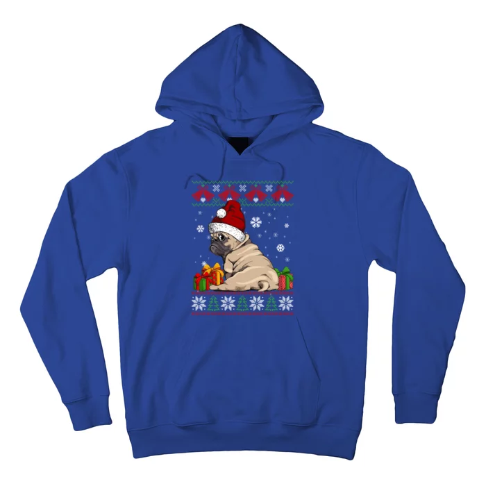 Dog Lovers Cute Frenchie Santa Hat Ugly Christmas Sweater Funny Gift Hoodie