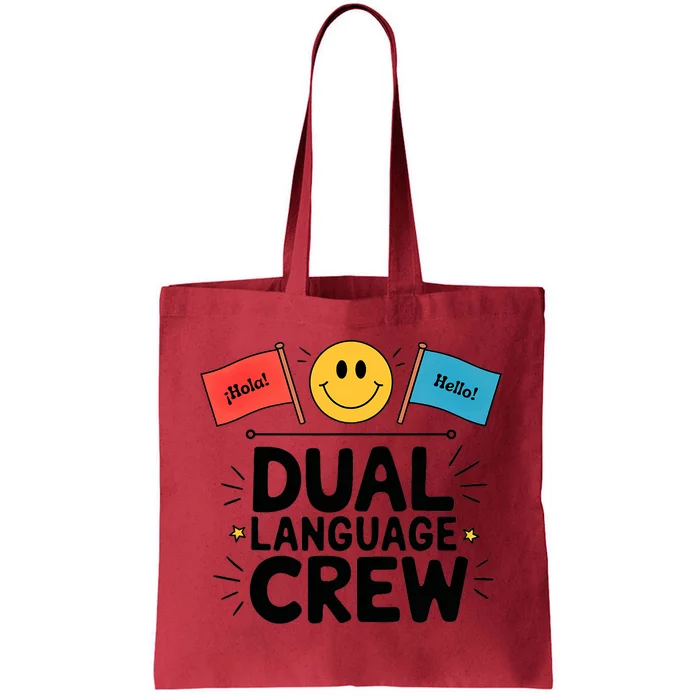 Dual Language Crew Tote Bag