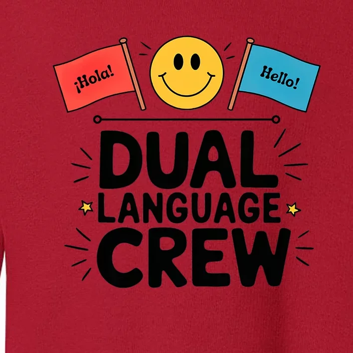 Dual Language Crew Toddler Sweatshirt